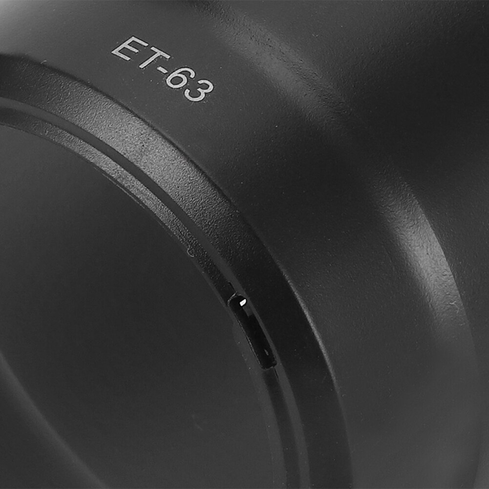 Accessoires de lentilles de pare-soleil et-63, support de caméra en plastique adapté aux objectifs ef-s 55-250mm f4-5 6 IS