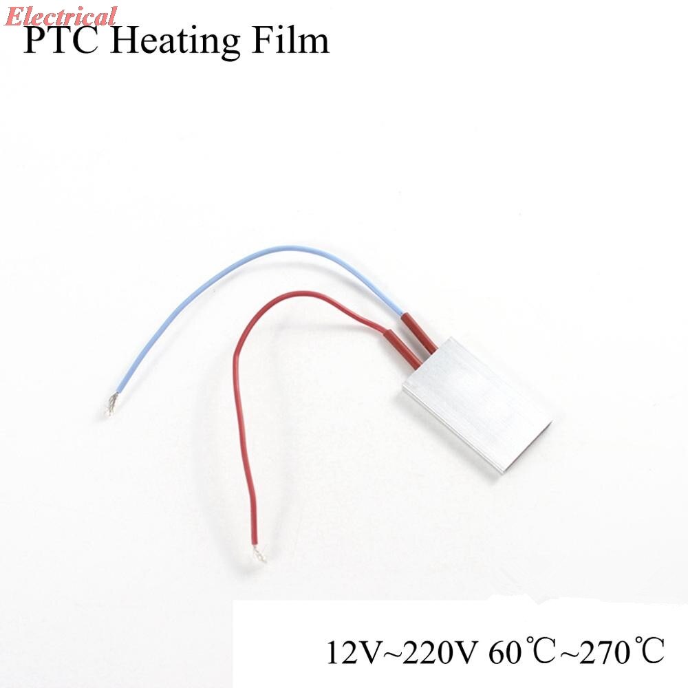 1pc 50*28.5mm Heating Element 12V 24V 36V 110V 220V Incubator Parts PTC heater Constant Temperature 60/70/110/200/220/230 Degree