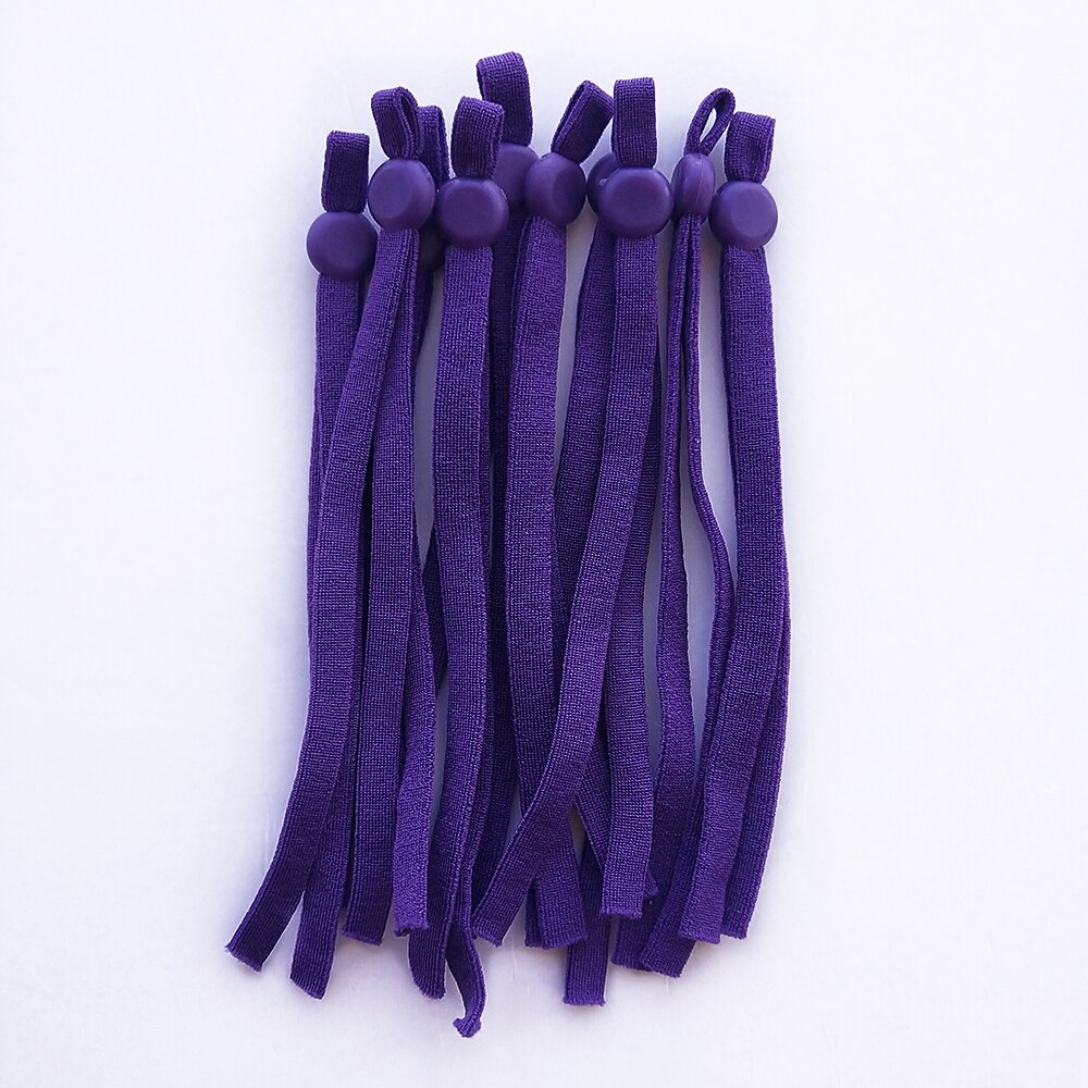 10 Pcs Diy Platte Masker Elastische Band Zwart Wit Rubber Touw Oor Opknoping Touw Verstelbare Zachte Elastische Naaien Ambachtelijke Accessoires: Color 16