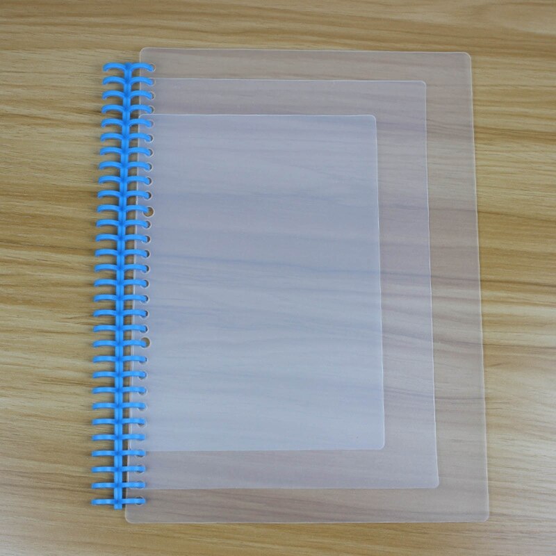 5Pcs 30 Holes Loose Leaf Binder Spiral Rings Binding Spines Plastic Notebook Binder Spiral Coils for Paper Book Scrapbook