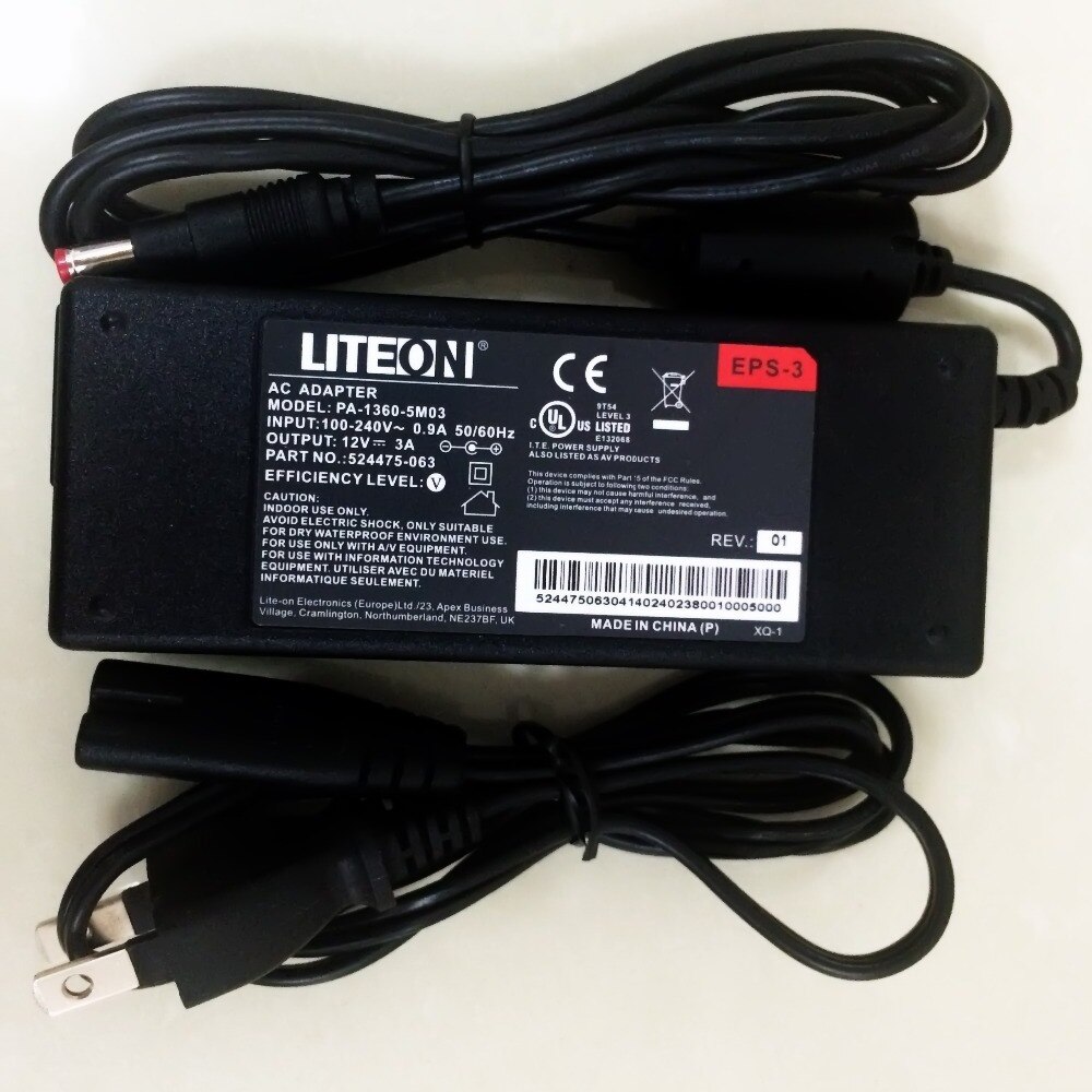12V 3A Power Adapter for 1W 5W 6W FM PLL Transmitter