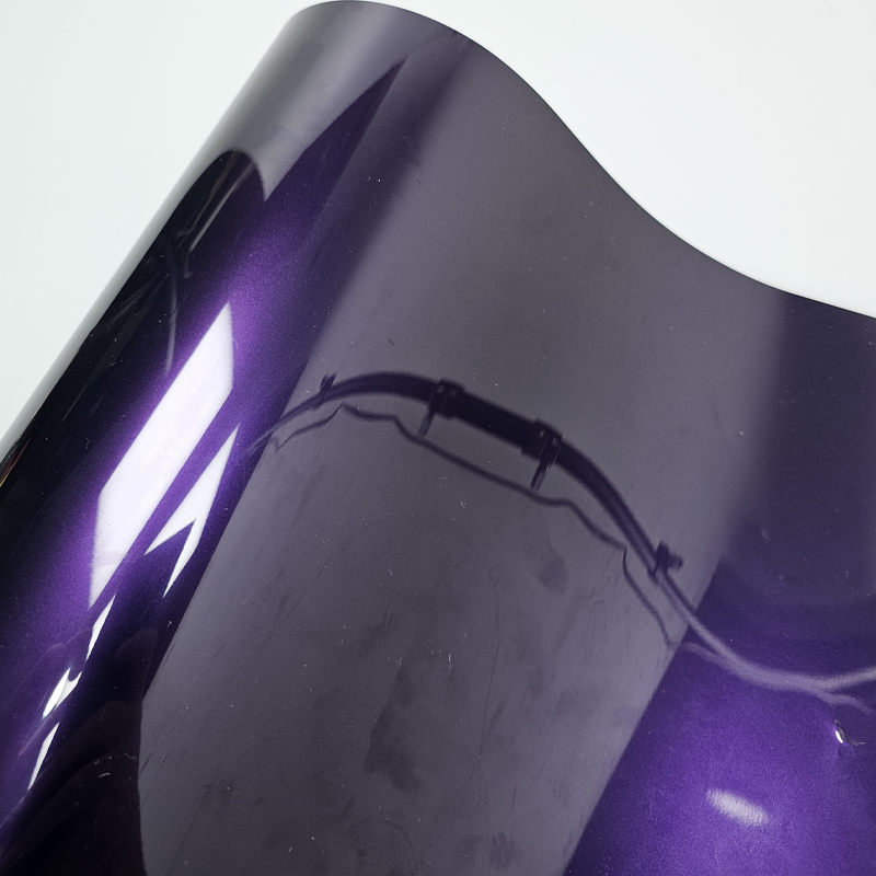 High Glossy Metallic Midnight Purple Wraping Vinyl Wrap Sticker for Car Decals Auto Stickers Car Film Cover Wrapping Foil Parts