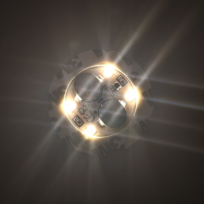 24pcs/lot 5CM led sticker bottle Flash Drinking Items Cocktail Bar Used LED Cup Coaster mini LED Cup Mat: 60MMwarm white light