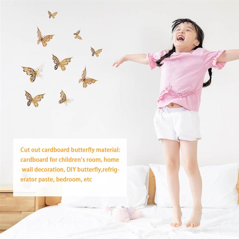 12 stuks 3d muurstickers vlinders huisdecoratie kinderkamer decoratie kunst muurstickers