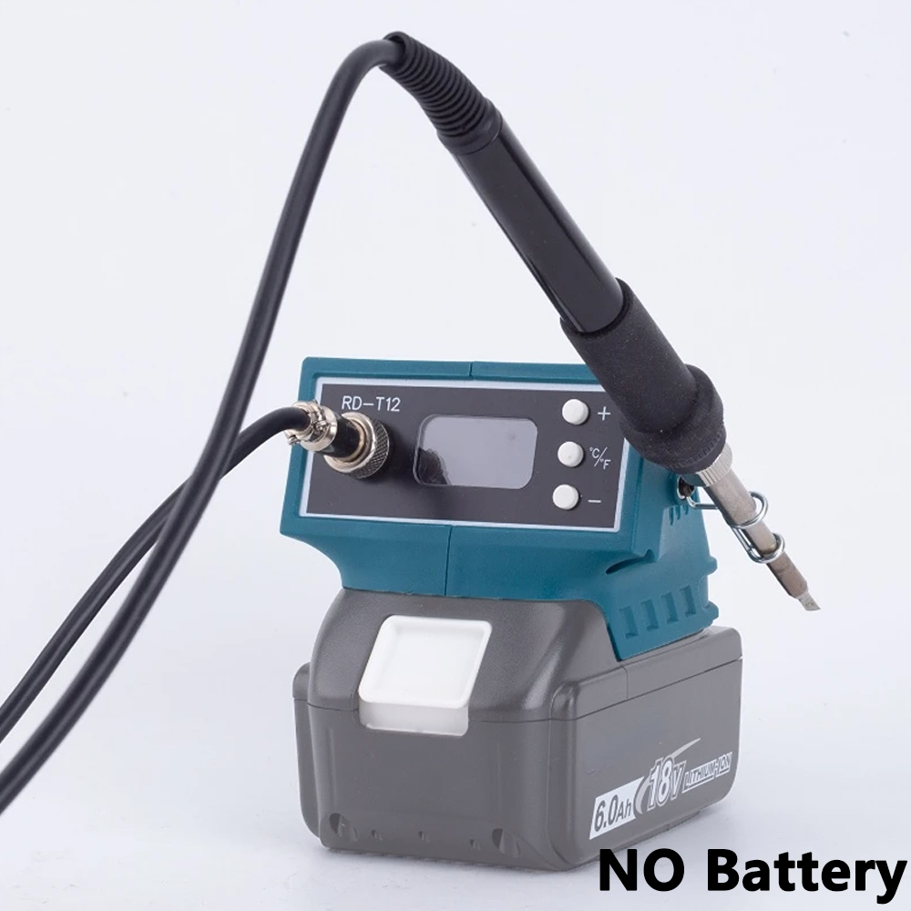 Oled-scherm voor makita 18v li-ion soldeerstation/soldeerbout, draadloos en draagbaar, voor makita  t12 soldeerstation (zonder accu)