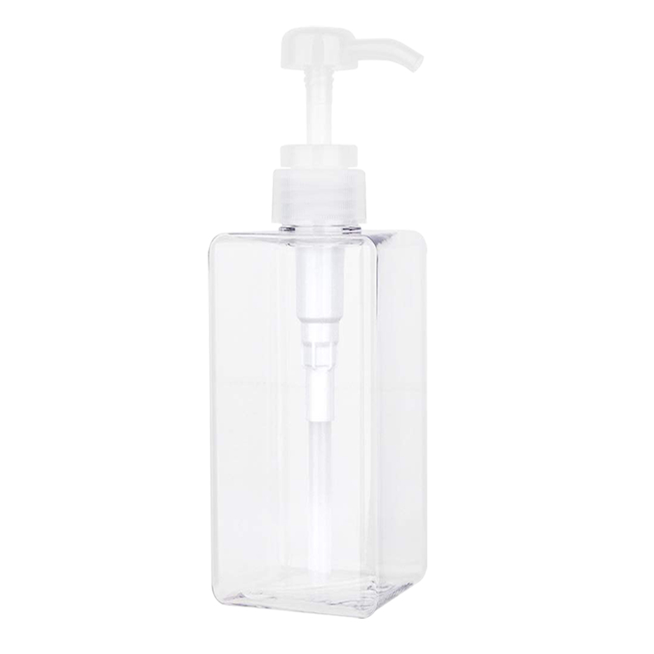 Etiquetas impermeables para champú, dispensador de jabón, pegatina para botella, ducha, Baño: 650ml transparent
