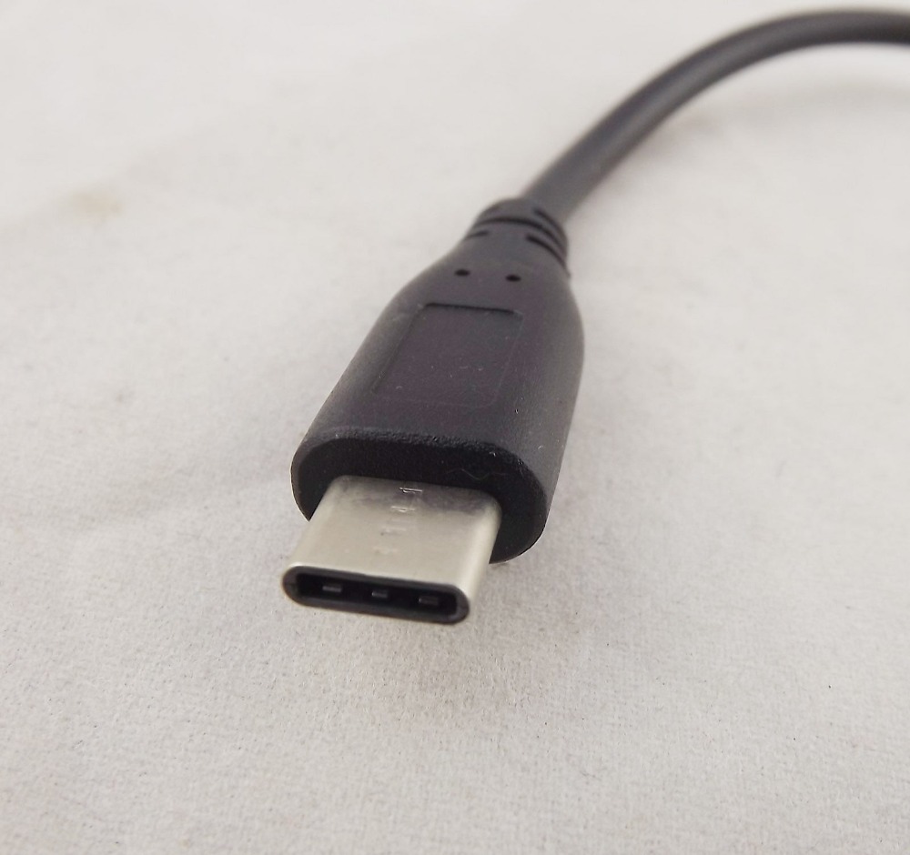 1pc USB 3.1 Type C Male Plug to Mini USB Female Adapter Data Charger Sync Cable 27cm