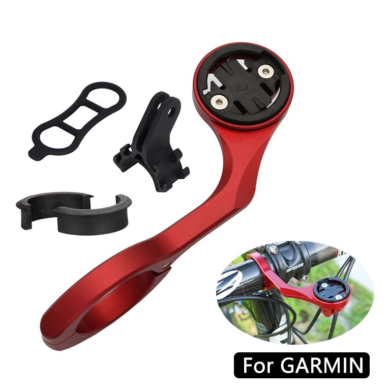 Bcycle Computer Odometer Wireless Support Extended Holder Camara Mount Bracket Handlebar Speedometer For GARMIN WAHOO BRYTON: GARMIN Red I