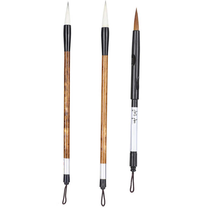 Chinese Calligraphy Set Writing Brush Ink Stick Slab Paper Beginner Student Practice