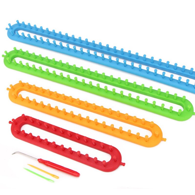 DIY maszyny dziewiarskie plastikowe okrągły kwadrat kapelusz narzędzie dziewiarskie kapelusz szalik maszyny dziewiarskie robienie na drutach szydełkować szycia tkactwo narzędzie