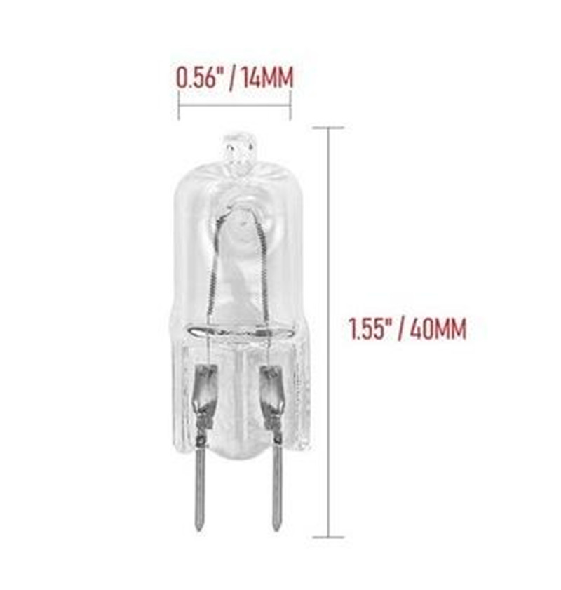 10 stk  g8 110v 120v 20w /25w /35w /50w halogen lys belysning pære spotlight halogen pære