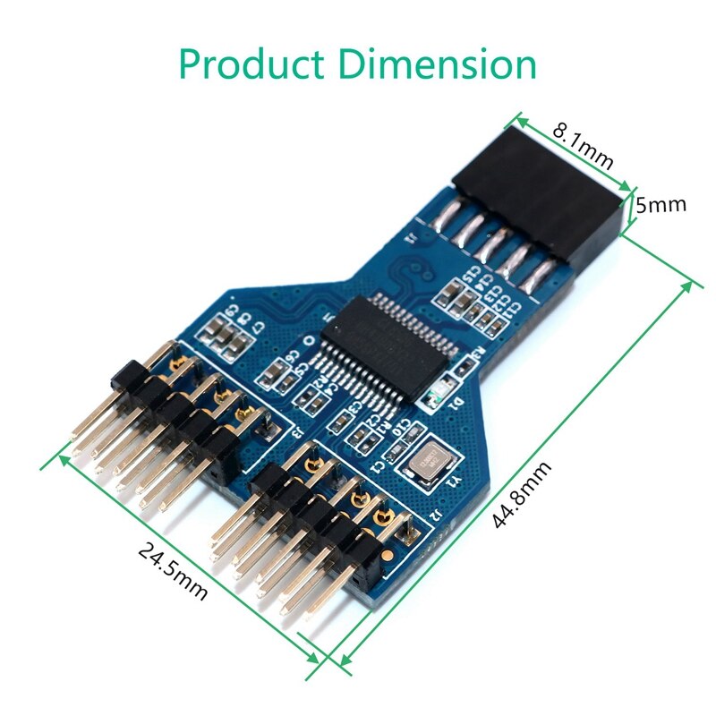 3-Port Usb 2.0 Hub Module Verticale Installatie Vo... – Grandado