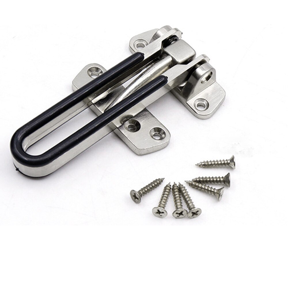 Metal Hasp Latch Door Lock Home Security Front Door Window Anti-Theft Chain Lock Guard Catch Hotel Home Hasp