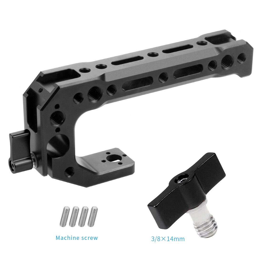 Poignée supérieure 1/4 3/8 support de levage à vis, alliage d&#39;aluminium pour Cage de caméra DSLR 5D2 GH4 Kit de stabilisateur vidéo: TypeD Combo 2