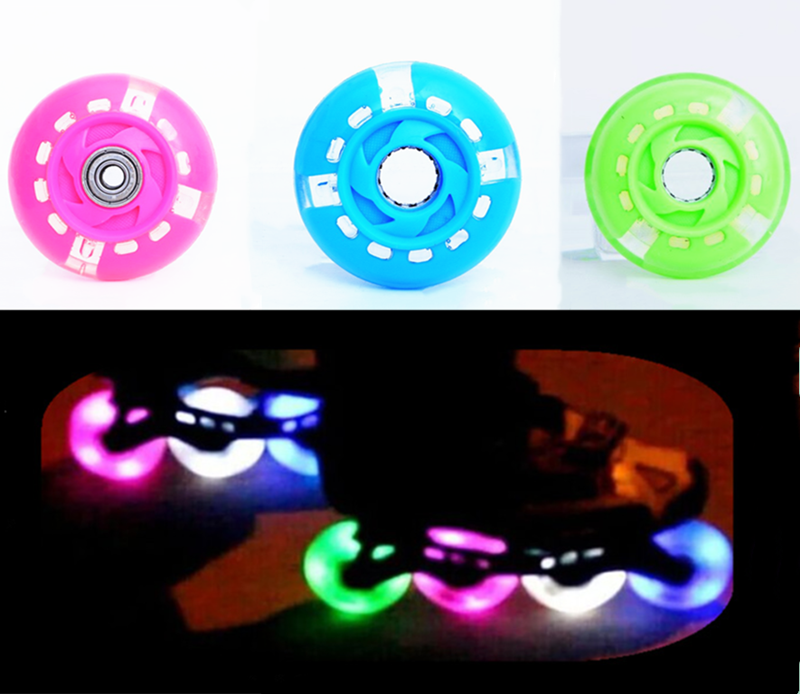 80Mm Led-Blitz Rad Mini Oder Maxi Micro Scooter Blinkende Lichter Zurück Hinten Abec-7 Elektrische Roller Zubehör