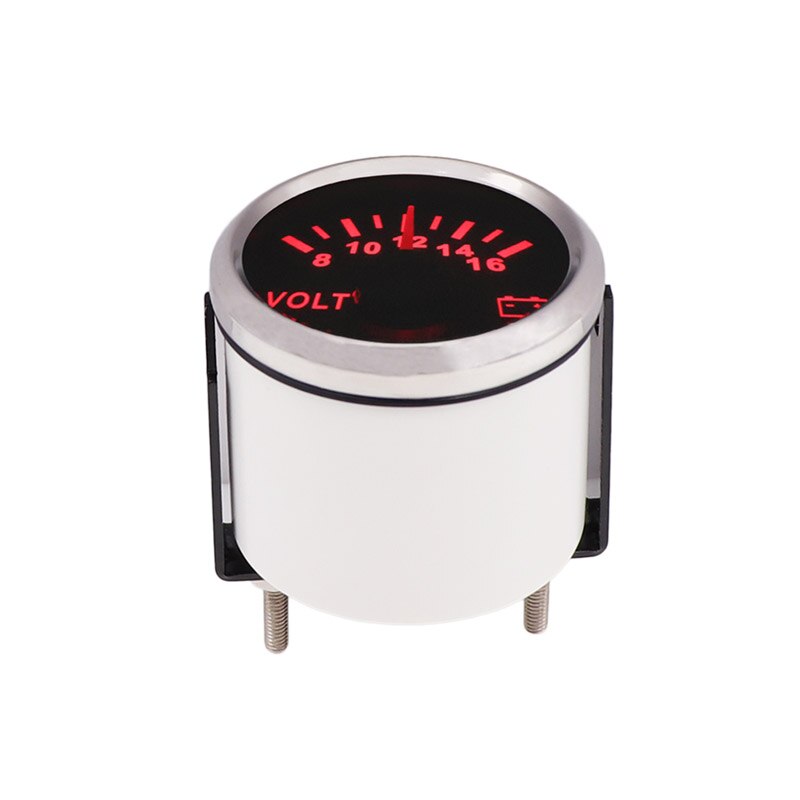 Voltmètre de batterie, jauge de tension, pour bateau, voiture, camion, moto, plage 8-16V 52mm