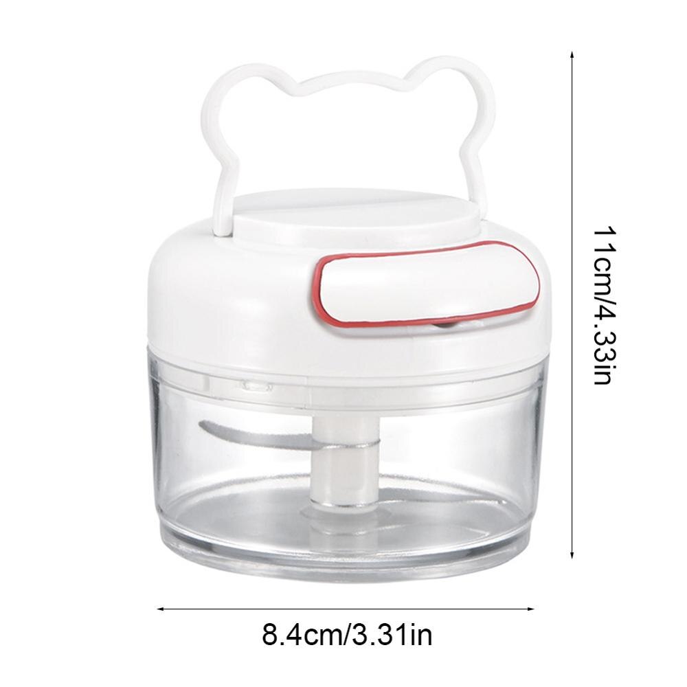 Mini Garlic Slicer Household Mincing Machine Minced Hand Pull Grinder Grill Vegetable Meat Kitchen Multi Chopper Shredder Gadget