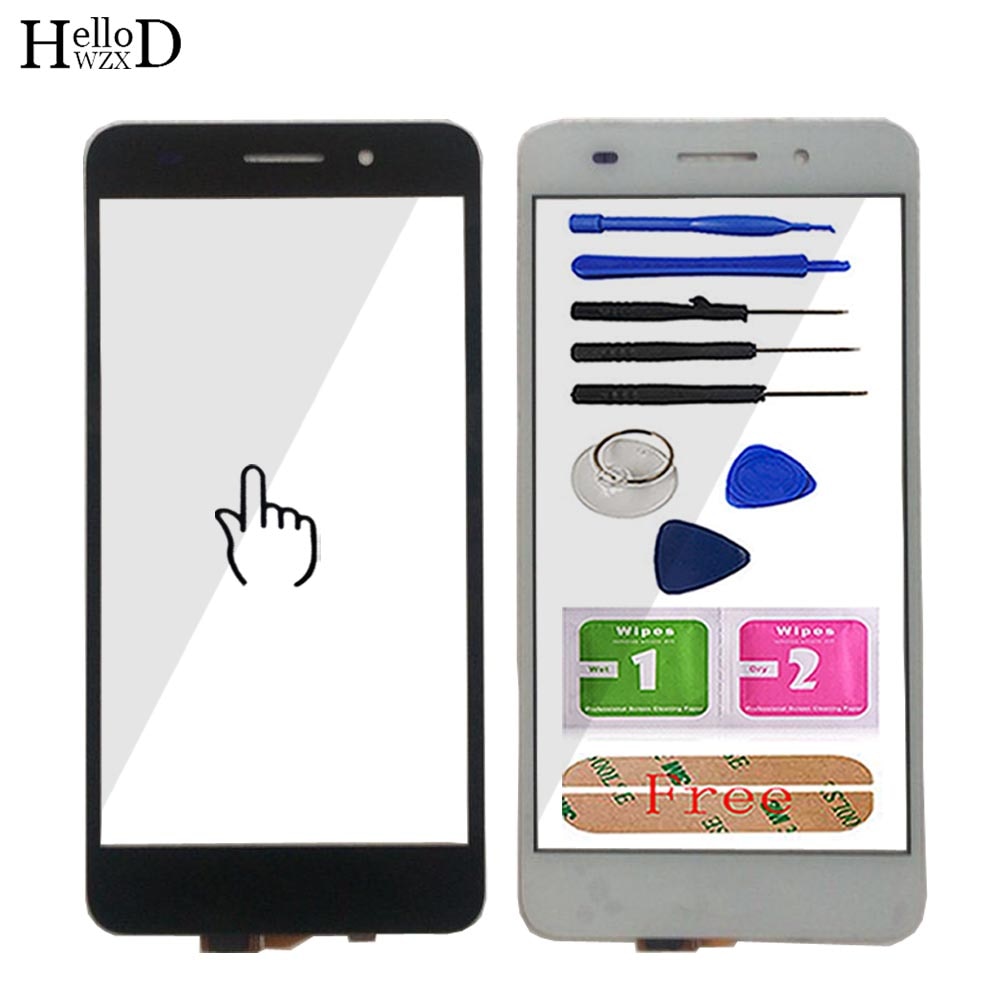 Touch Screen For Huawei Y6 II Y6II Y6 2 Touch Screen Digitizer TouchScreen Sensor Lens Front Glass Panel Mobile Tools 3M Glue