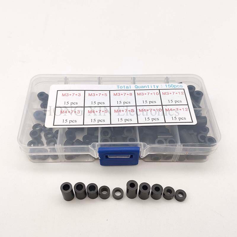 120 STKS M4 Man Vrouw Messing Spacer Standoff Schroef Moer Assortiment Kit