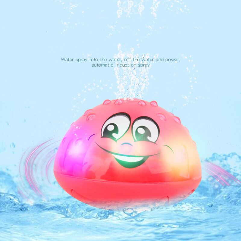 Zabawki robić kąpieli rozpylać lampka wodna obróć z prysznicem basen dla dzieci zabawki dla dzieci maluch pływanie strona łazienka doprowadziło światło Toystokids
