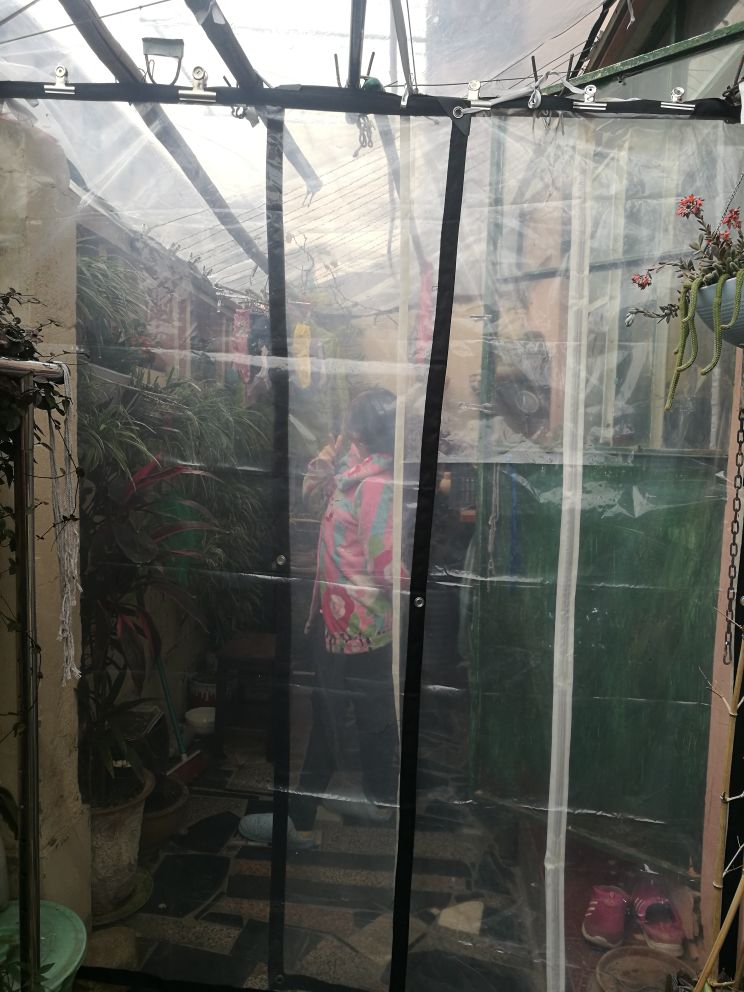 Tynd 3 mx 3m 60%  gennemsigtig udendørs betræk, vandtæt presenning, transluce regn presenning. drivhus plastmateriale.