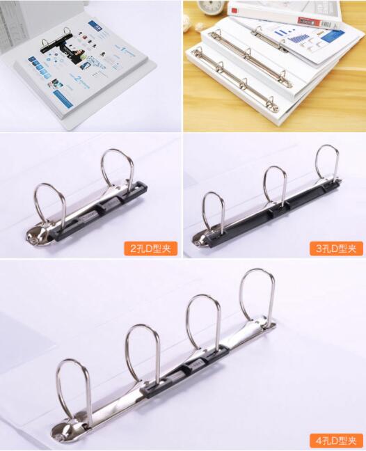 38mm thick a4 punching folder 2 holes 3 holes 4 holes punching binders Office file folder thickened data clips