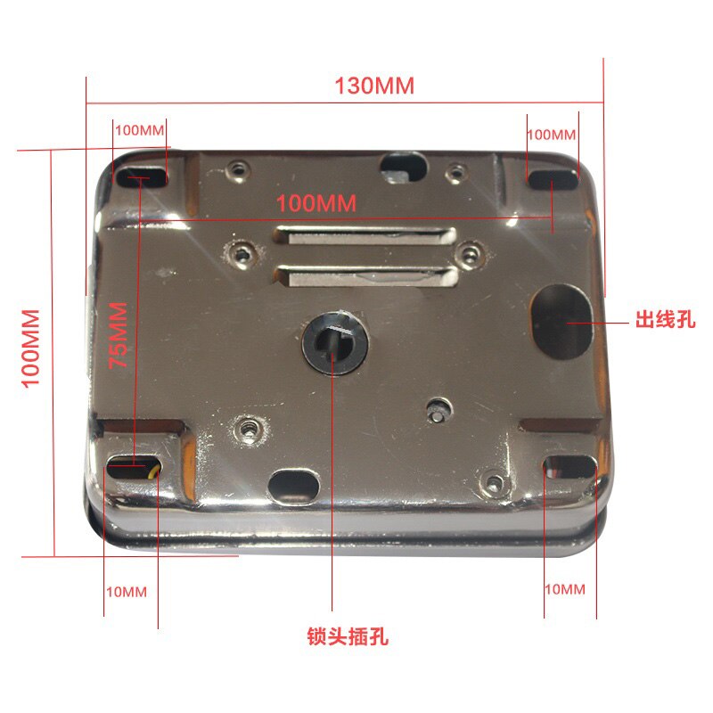 ELectric DC12V Mute lock For Access Control system and Home security Electric Metal Silent-Mode lock Door Controller