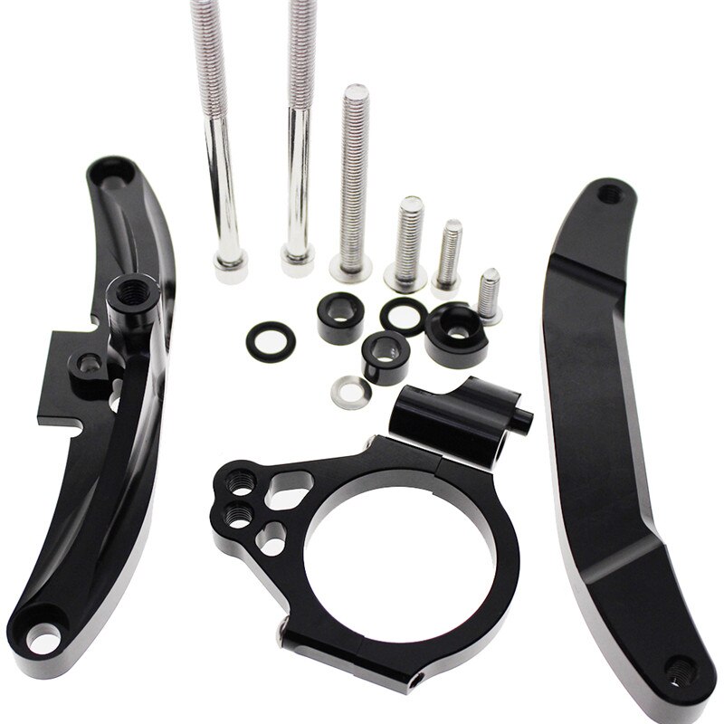Lenkung Dämpfer Halterung einstellen für Yamaha FZ1 FAZER FZ1-N 2006 CNC Aluminium Stabilisator Lineare Dämpfer Montage Unterstützung