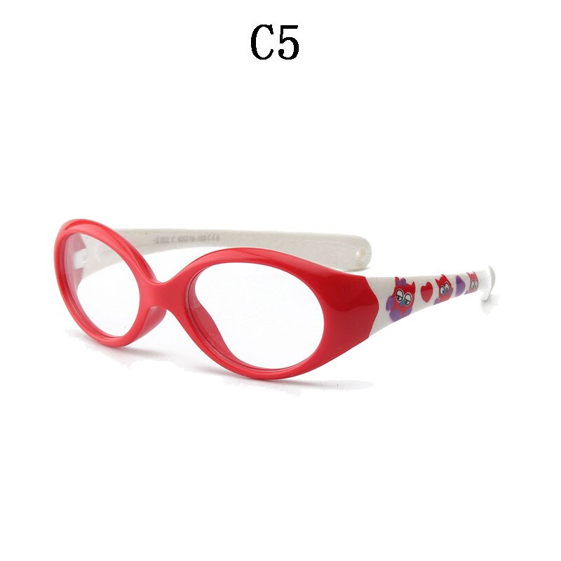 BOYSEEN Children's glasses frame Silicone frame Outdoor sports Kid Optical glasses 852: C5