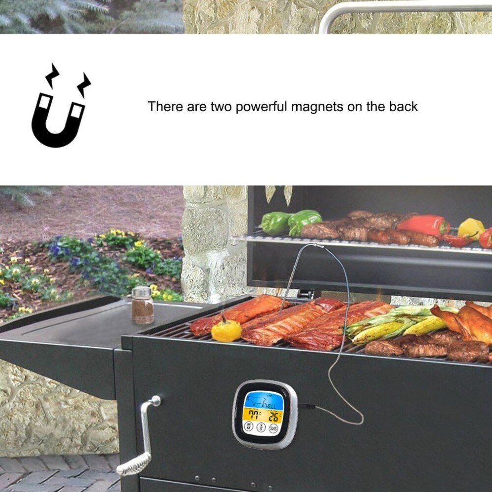 La Cottura Dei Cibi BARBECUE Termometro Con Sei Sonde e Timer Per Forno a base di Carne Grill Spedizione App di Controllo Dropshipping