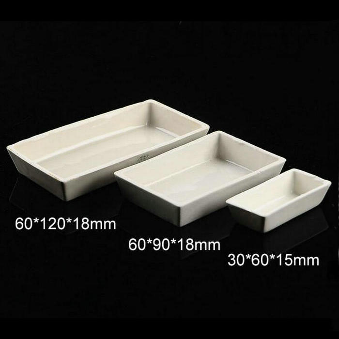 5 STÜCKE 60X30mm Porzellan Cupel Arche Hohe Temperatur Porzellan Stiefel Für Labor Verwenden
