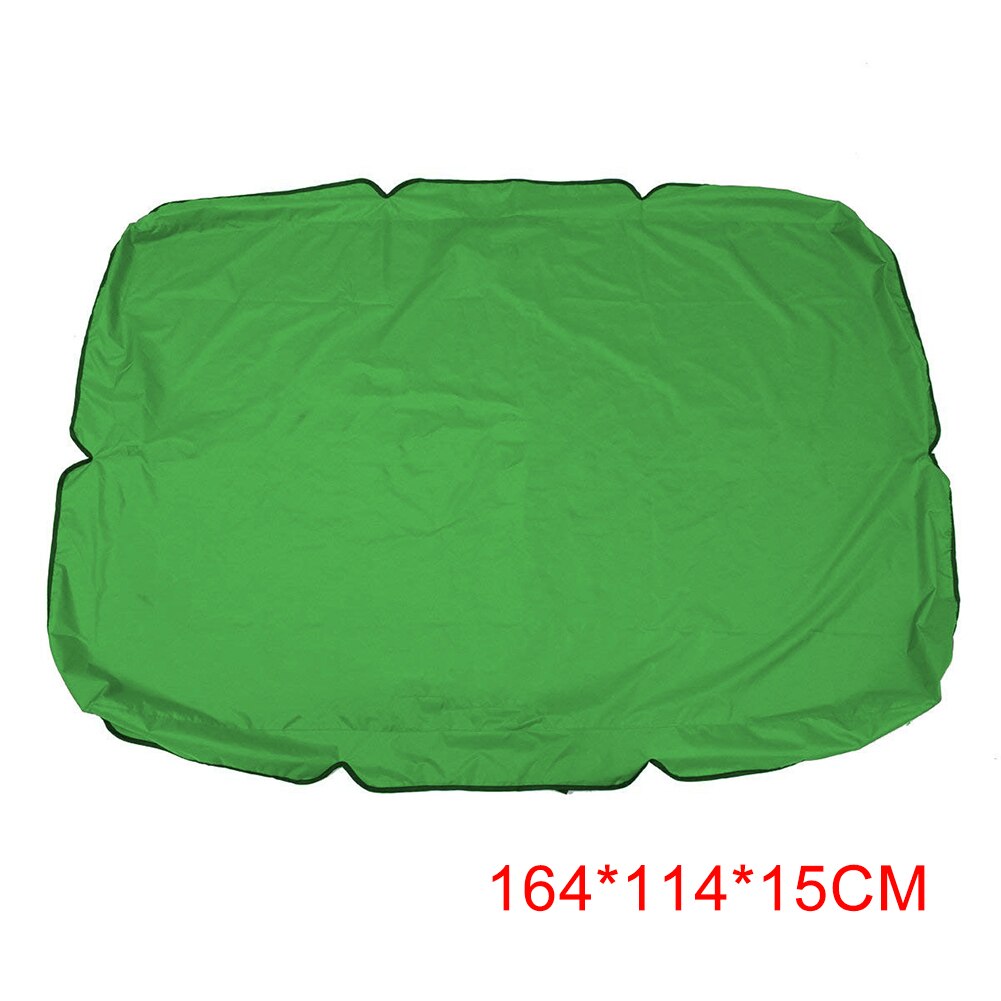 Schommel Luifel Hangmat Cover Waterdichte Regendicht Duurzaam Uv Bescherming Outdoor Tuin Veranda Zomer Zonnescherm Patio Binnenplaats: Green 164x114x15CM