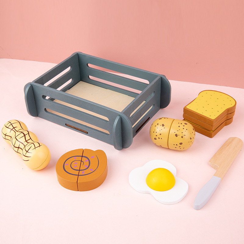 Dzieci magnetyczne owoce i warzywa zabawa w kuchnię zabawki drewniane imitacja jedzenia cięcie kuchnia dobra gra akcji zabawki dla dzieci: B