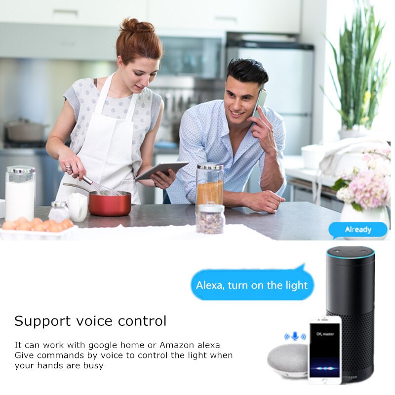 Tuya ZigBee 2 Gang Smart Light Switch Relay Module Smart Life/Tuya App Control, Works with Alexa Google Home