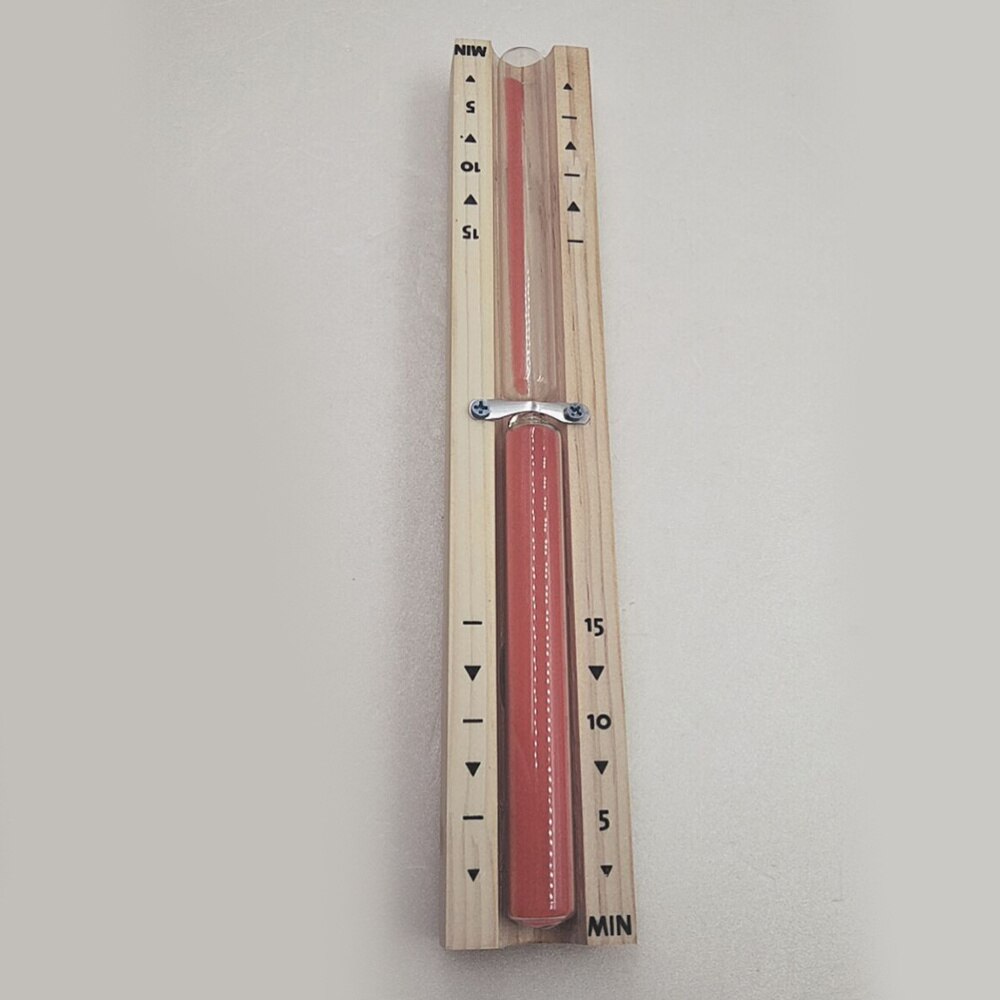 Wood Time Hourglass Funny Time Rotate Hourglass for Sauna Room (Sand Pattern)