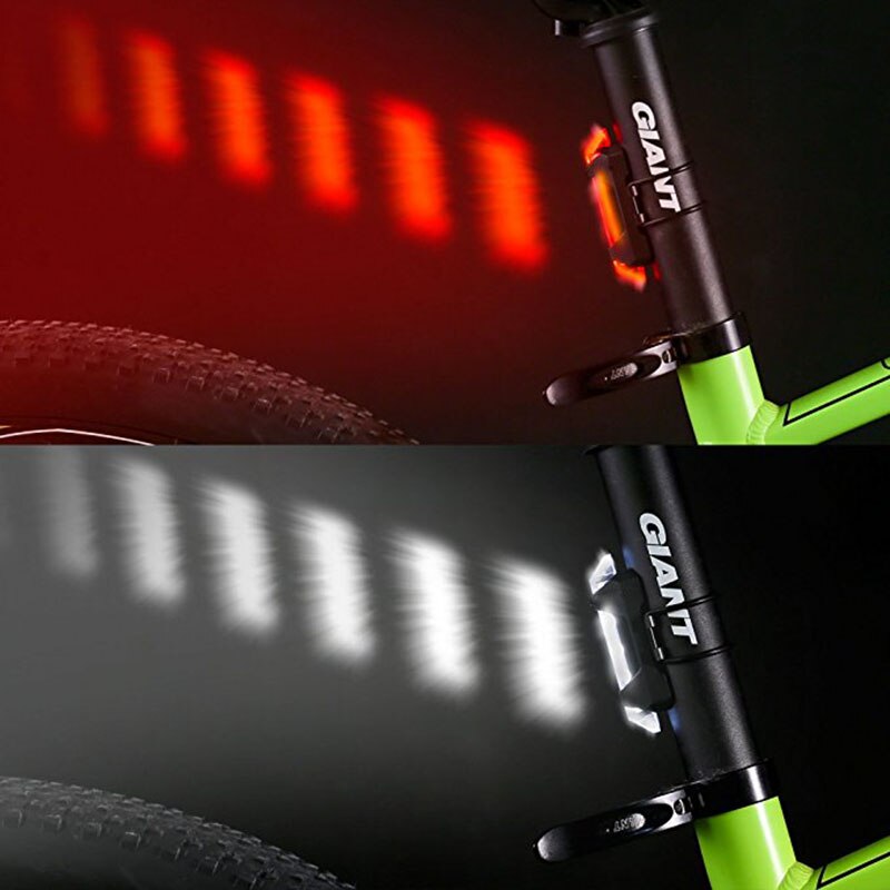 Multi Beleuchtung Modi Fahrrad Licht USB Ladung Führte Fahrrad Licht Blitz Schwanz Hinten Fahrrad Lichter