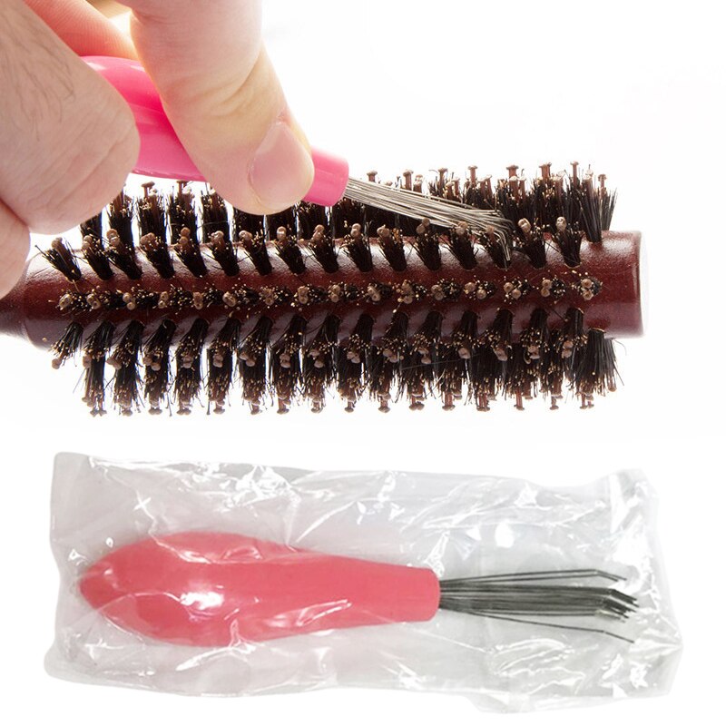 Nettoyeur de brosse à cheveux, outil de beauté intégré, poignée en plastique, peigne, crochet de nettoyage, outil de Salon de coiffure