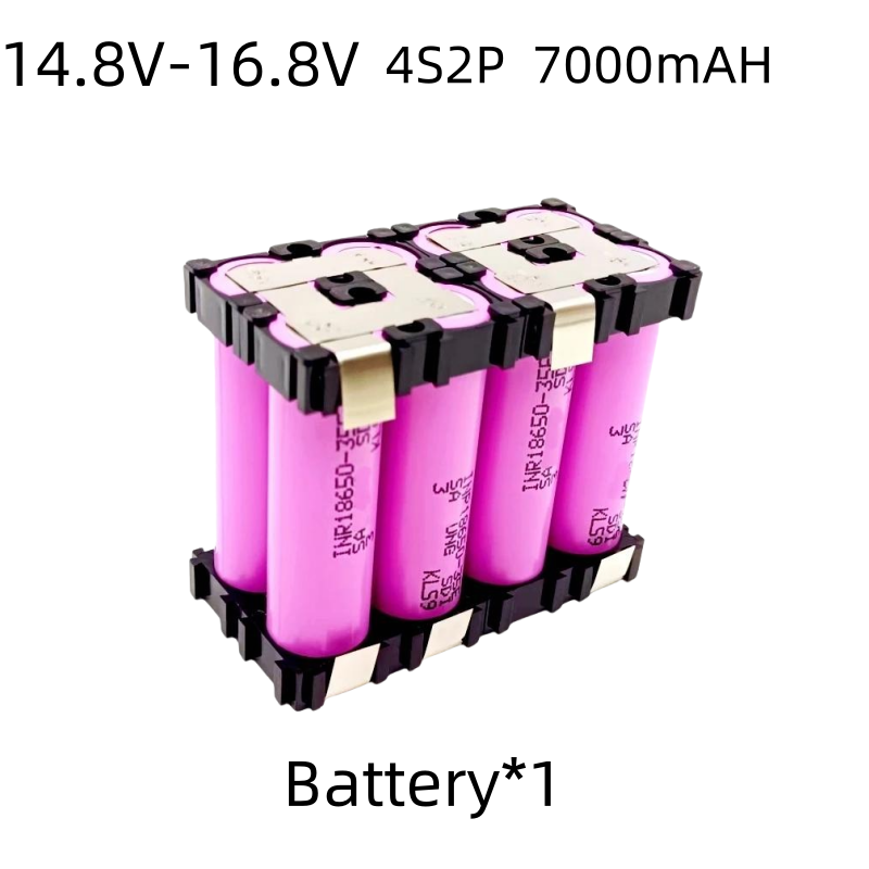 20A 18650 35E 3500mAh 7000mAh 2S 3S 4S 5S 6S /1P 2P 7.4V 12.6V 14.8V 18V 25.2V For Screwdriver batteries weld battery pack: Pink