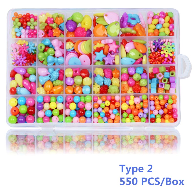 Yidensy Gemengde Losse Spacer Bedels Kralen Set Boog Bloem Kristal Plastic Bead Case voor DIY Ketting Armband Sieraden Bevindingen: 2