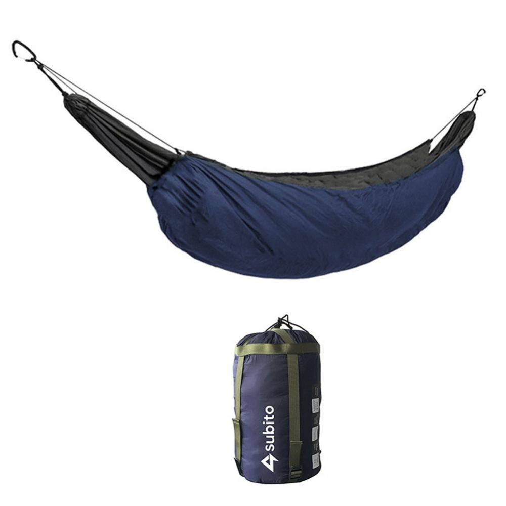 Hamac d&#39;extérieur ultraléger Portable, couverture isolante, sac de couchage, accessoire pour Camping: Dark Blue