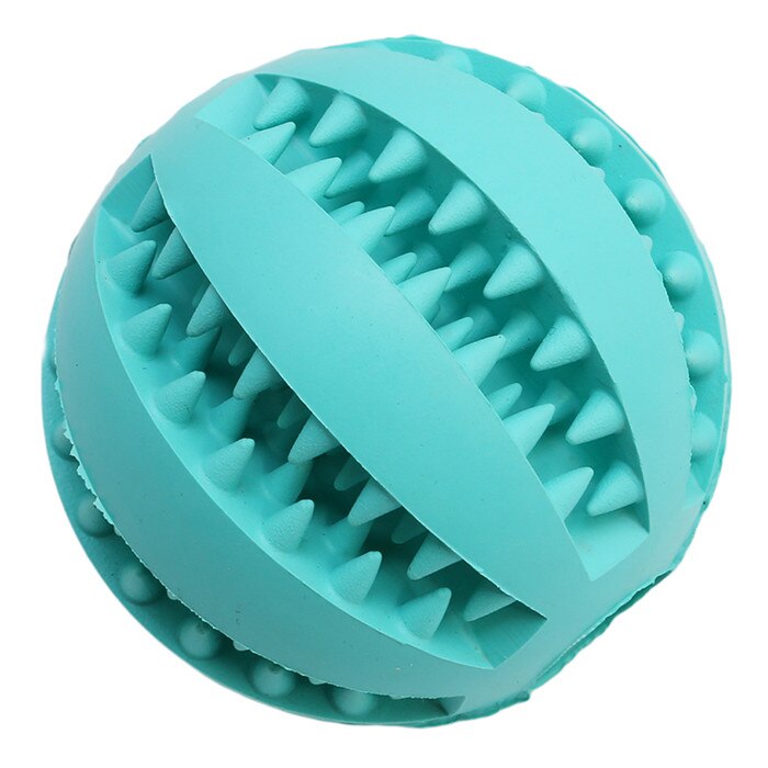 Hond Speelgoed Speelgoed Grappige Interactieve Elasticiteit Bal Hond Kauwen Speelgoed Voor Hond Tand Schoon Bal Van Voedsel Extra -tough Rubberen Bal: blue / 5cm