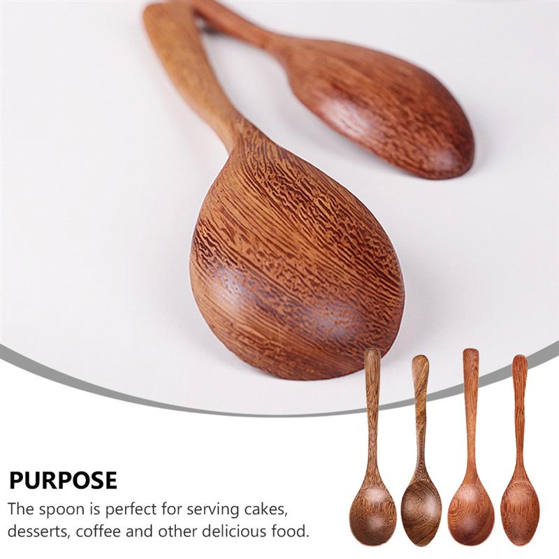 4 pezzi in stile giapponese cucchiaio di riso in legno spatola manico lungo zuppa palette mestolo Catering cucina utensili da cucina stoviglie