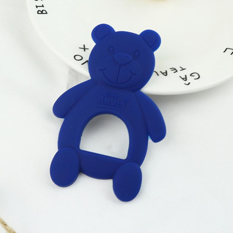 Baby BeißRing Silikon Nette Bär Molaren Stock Baby Jungen Mädchen Zähne Werkzeug Baby neutral Sicher ungiftig Baby Beißringe