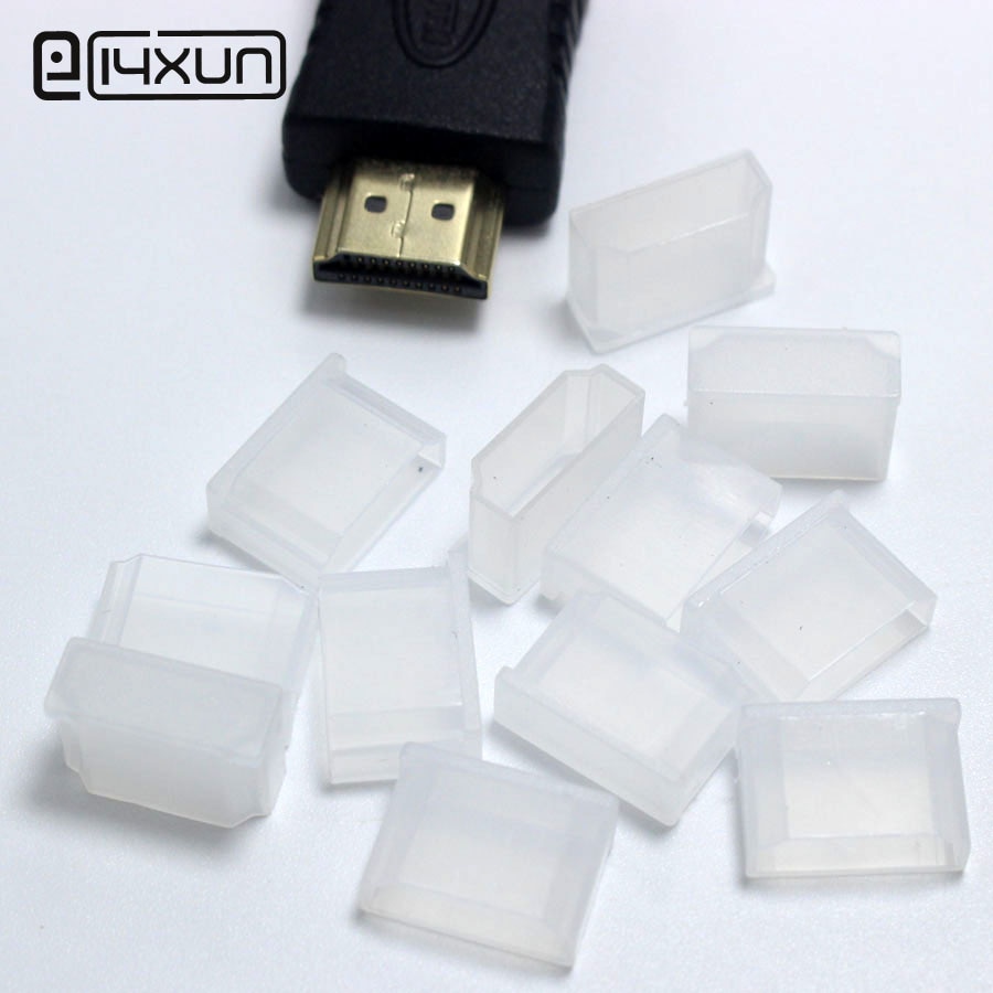 50pcs Universal Dust Cap Dust-proof Protection Cover for HDMI Male Plug Connector