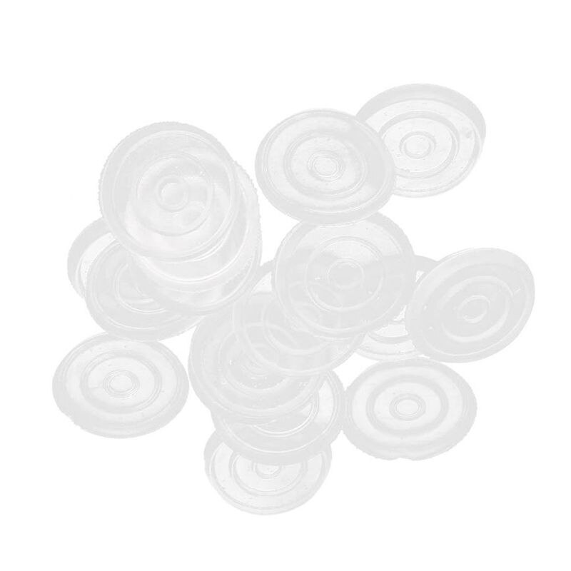 Ronde Antislip Glazen Tafel Dash Mat Pad 18Mm Dia 20Pcs