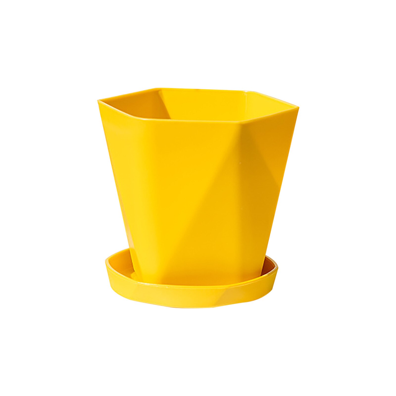 Estilo nórdico engrosada macetas de plástico galón ollas hogar resina macetas para plantar balcón Cesta Verde macetas de flores: YE