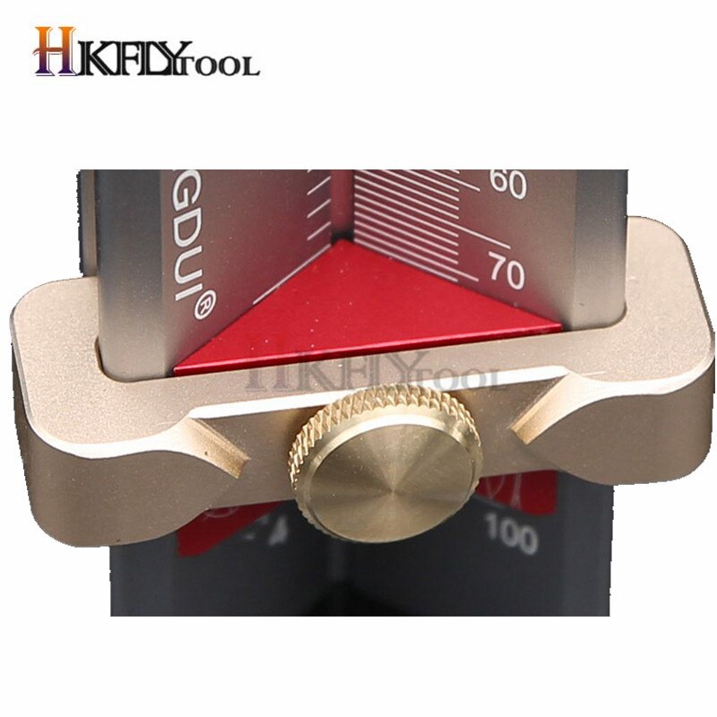 Drill Depth Gauge Drill Stop Measure Drill Point Angle Gauge Grinding Gage and Table Saw Height Gauge High Precision Measurer