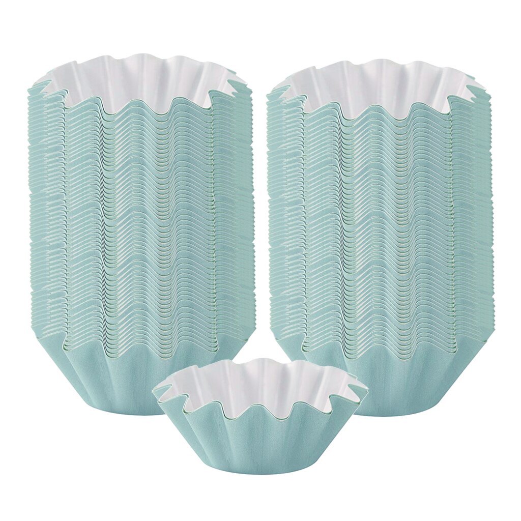 100 Uds reutilizable derretir cera Liners reutilizables de cera de vela Popper del trazador de líneas: Blue