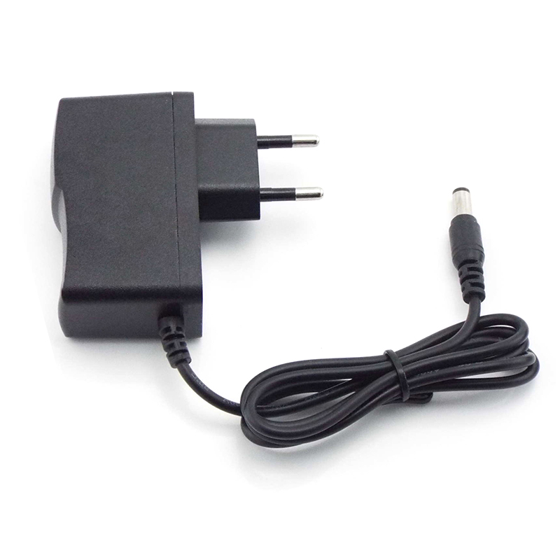 5v 2a voeding adapter oplader eu stekker 5.5x2.1mm 3.5x1.35mm connector haakse dc stekker voor led transformator opladen