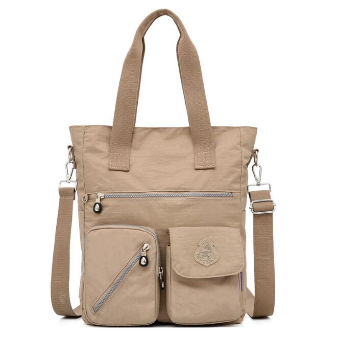 Mummy Bag Diaper Bags Portable Backpack Maternity Nappy Bag Mother Large Handbag Multifunction: BXY081B-apricot